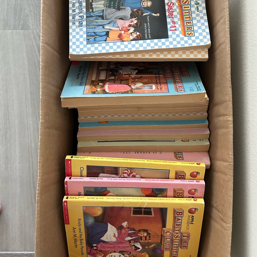 Random selection of 5 books from this box